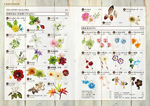 Liquid Plastic Dip Flower Plactice Book - Japanese Craft Book