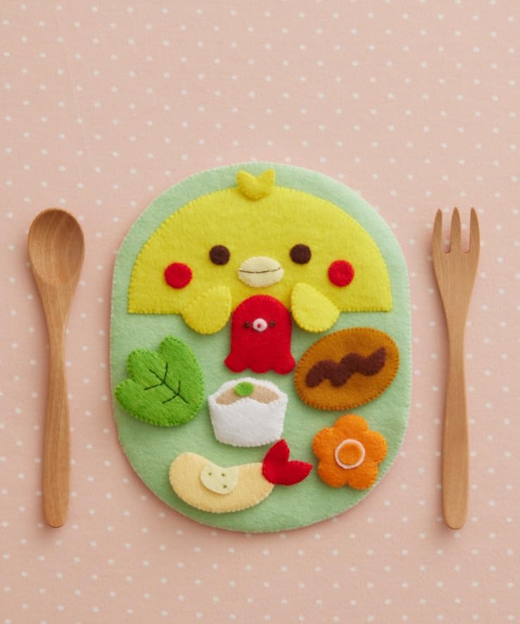 I Love Food! My First Felt Play Set - Japanese Felt Craft Book