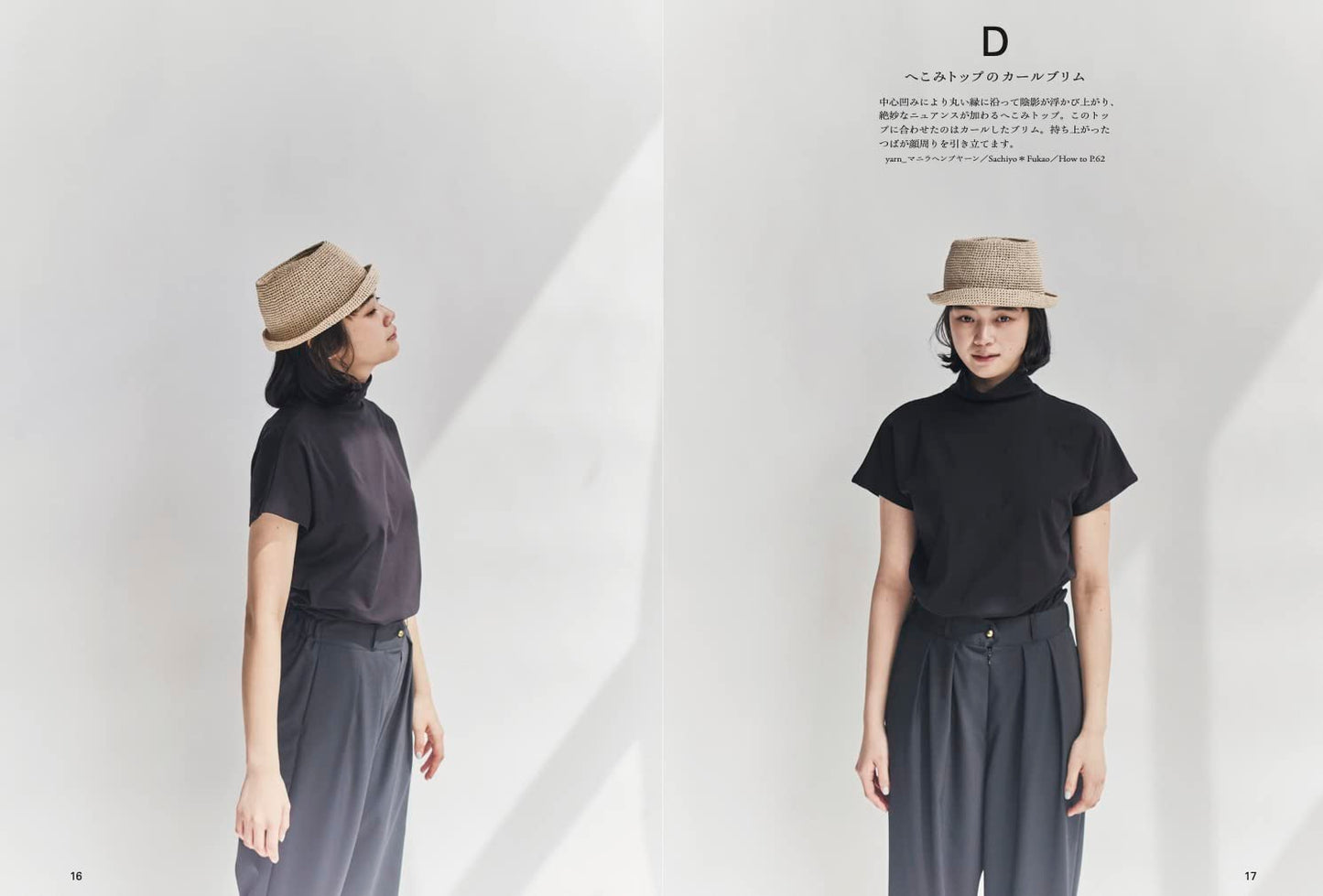 Basic and Plain Crochet Hats and Accessories - japanese craft book