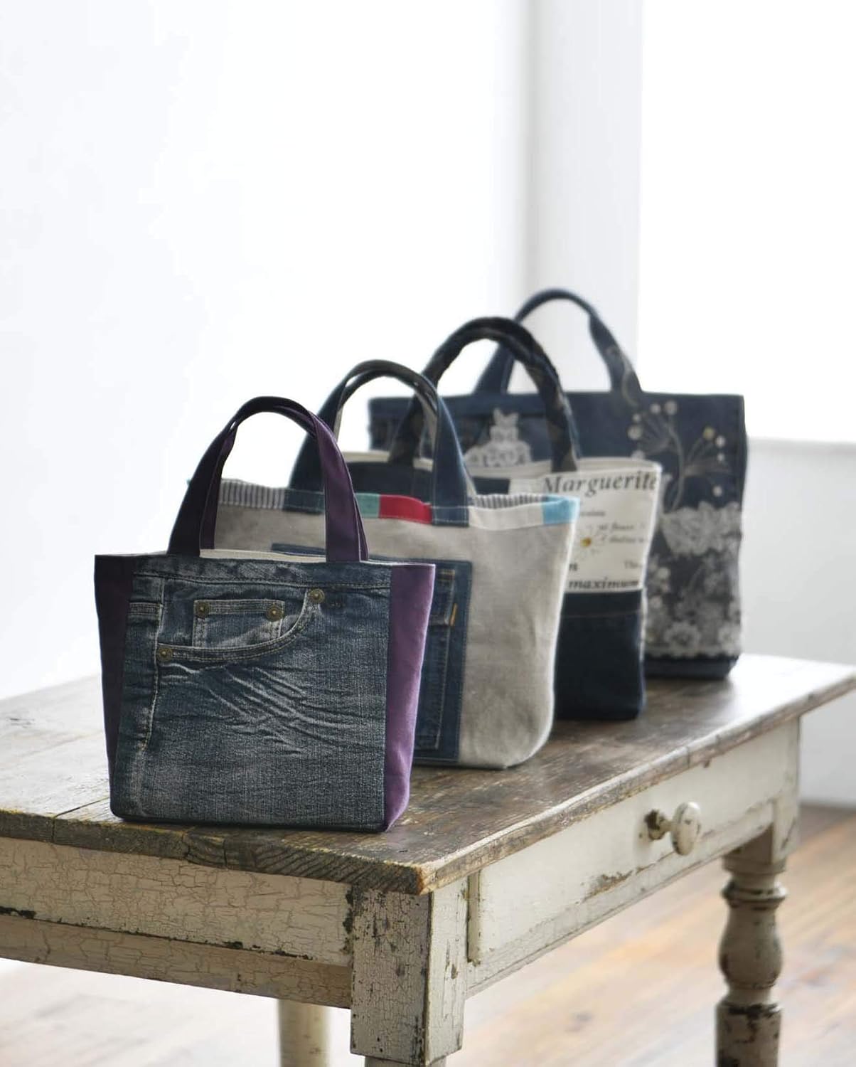 Bags Made of Denim Fabrics - Japanese Craft Book