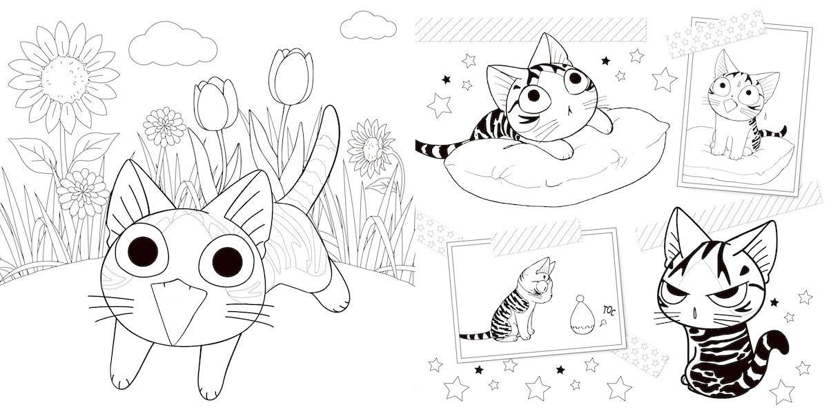 Chi's Sweet Home - Japanese Coloring Book