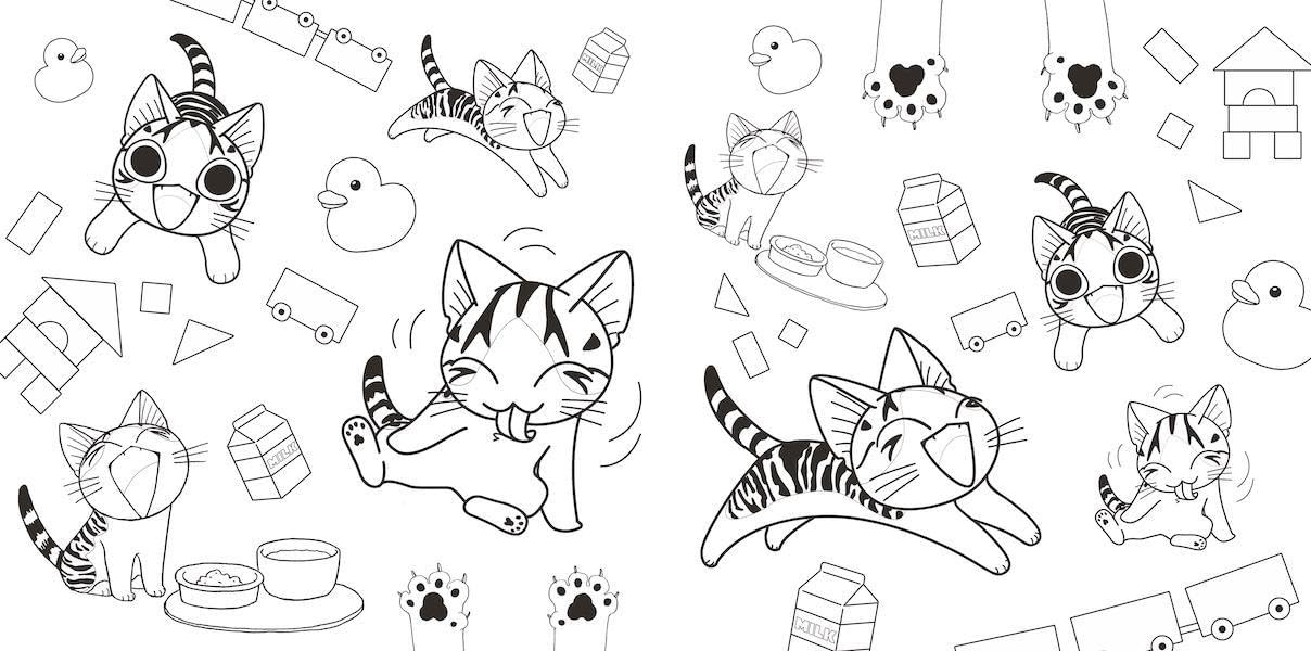 Chi's Sweet Home - Japanese Coloring Book