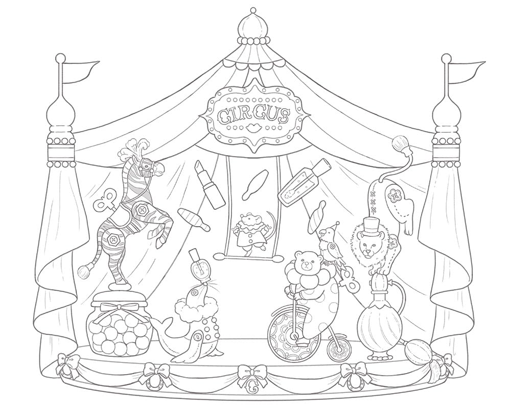 Animals and World of A to Z - Japanese Coloring Book