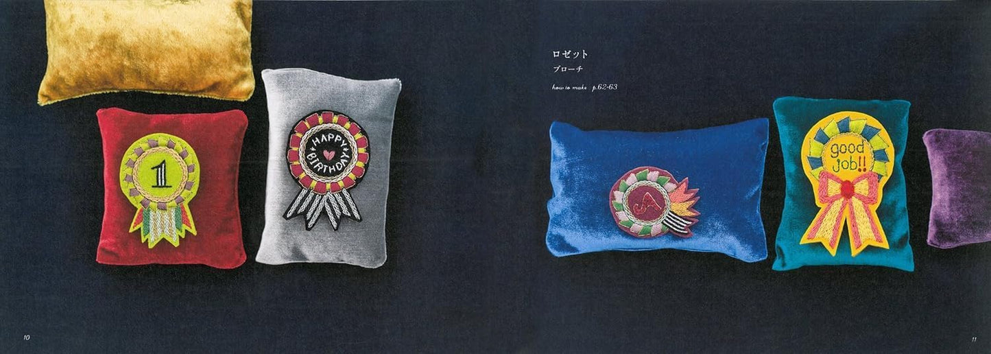 Small Embroidered Accessories - Japanese Craft Book