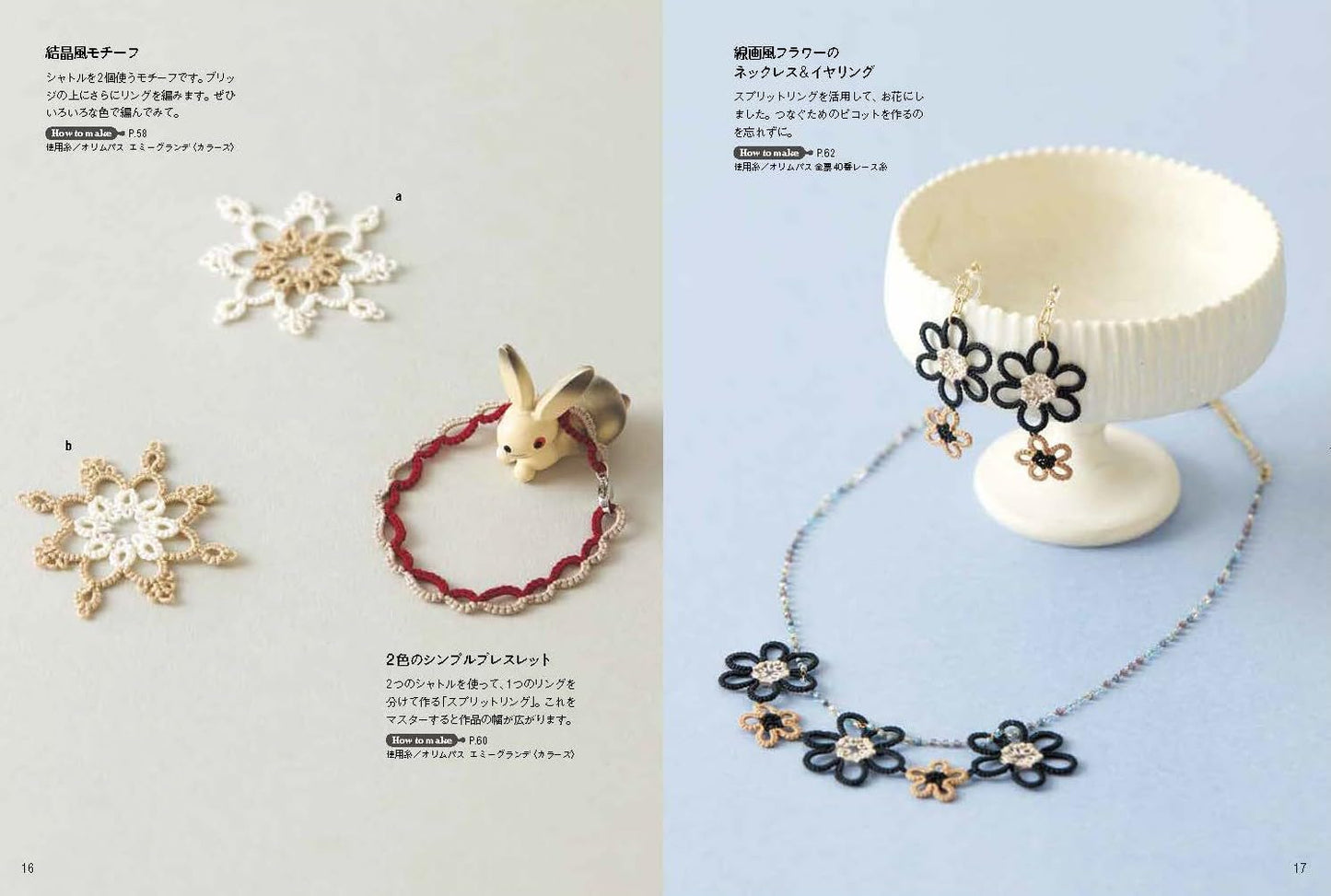 Tatting Lace Handbook - Japanese Craft Book