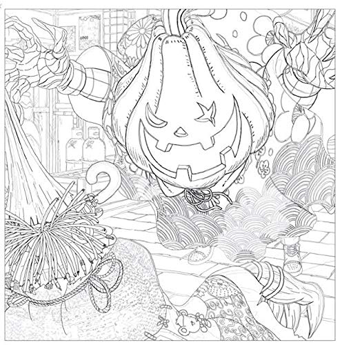 Poupelle of Chimney Town Coloring Book - Japanese Coloring Book