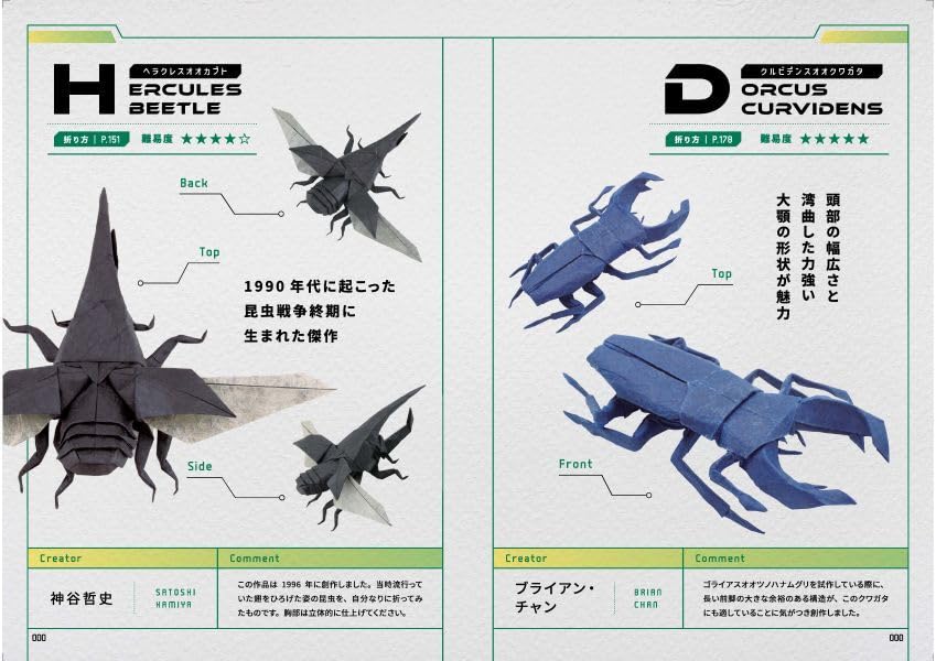 Origami Insects Premium - Japanese Craft Book