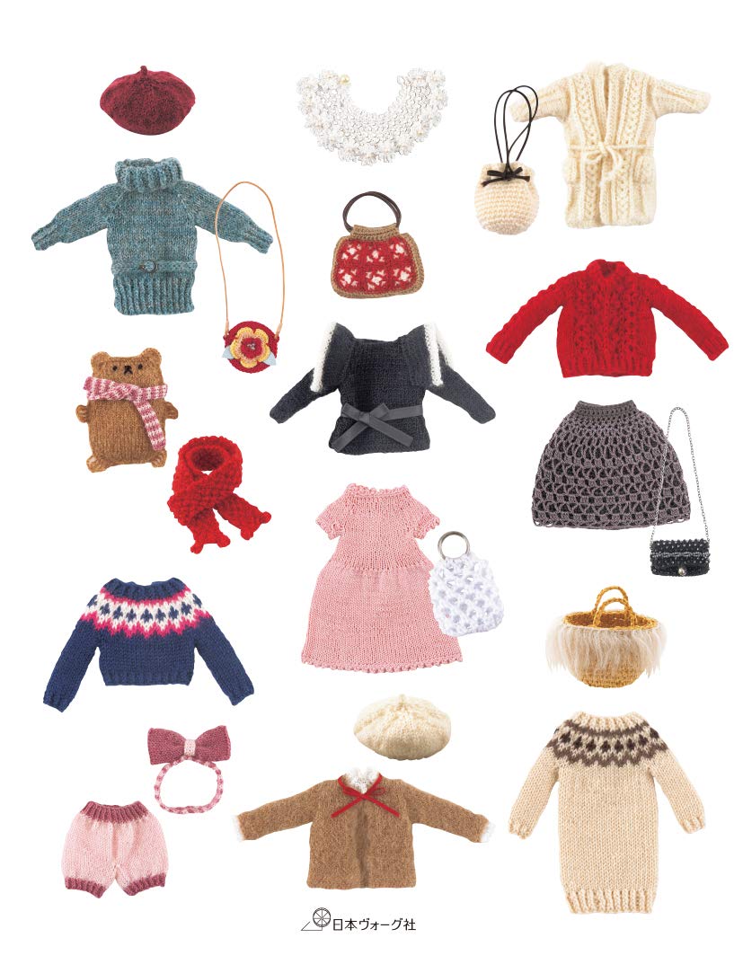 Licca's Knitting and Crocheting Magazine  - Japanese Craft Book