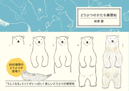 How to Draw Animals Illustration Lesson Book - Japanese Craft Book