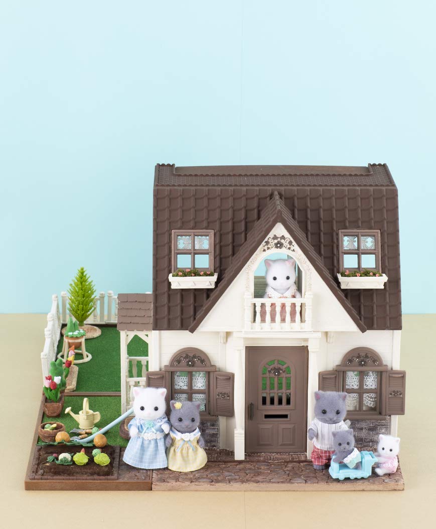 Sylvanian Families Fun Life with Nice House, Furniture and Miniature Foods  - Japanese Craft Book