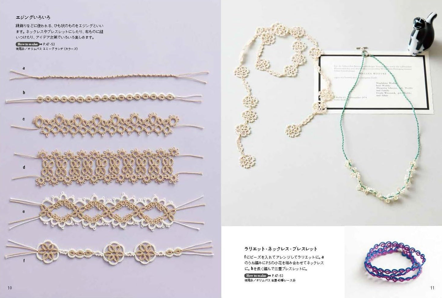 Tatting Lace Handbook - Japanese Craft Book