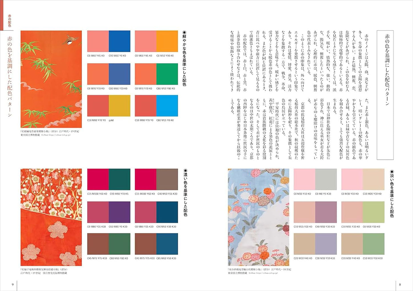 Japanese Traditional Color Combination Dictionary - Japanese Book