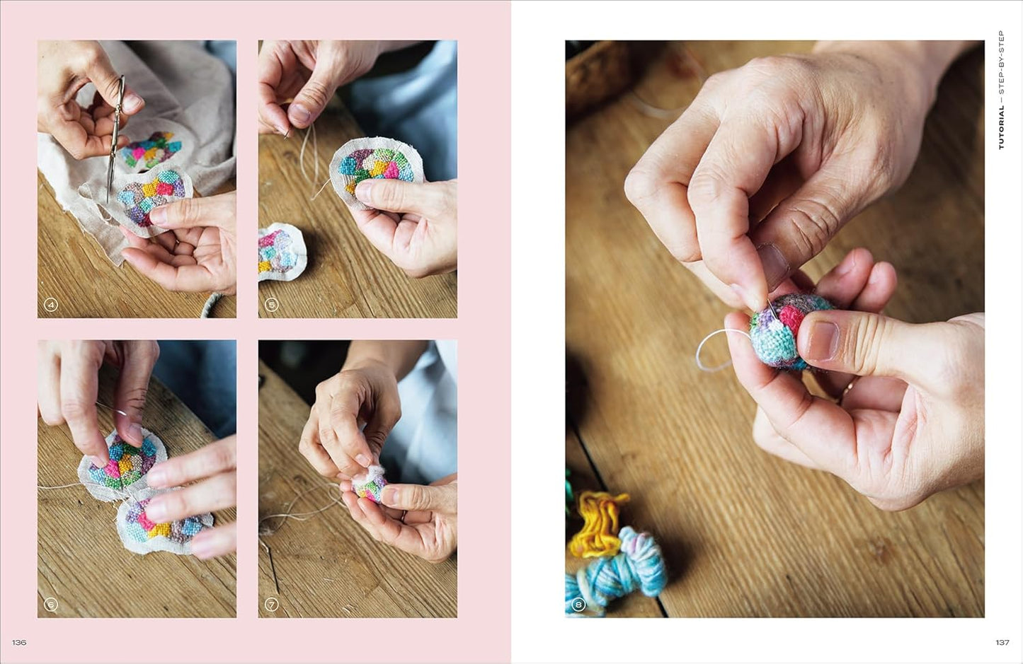 Little Plush Animals with Darning Embroidery  - Japanese Craft Book
