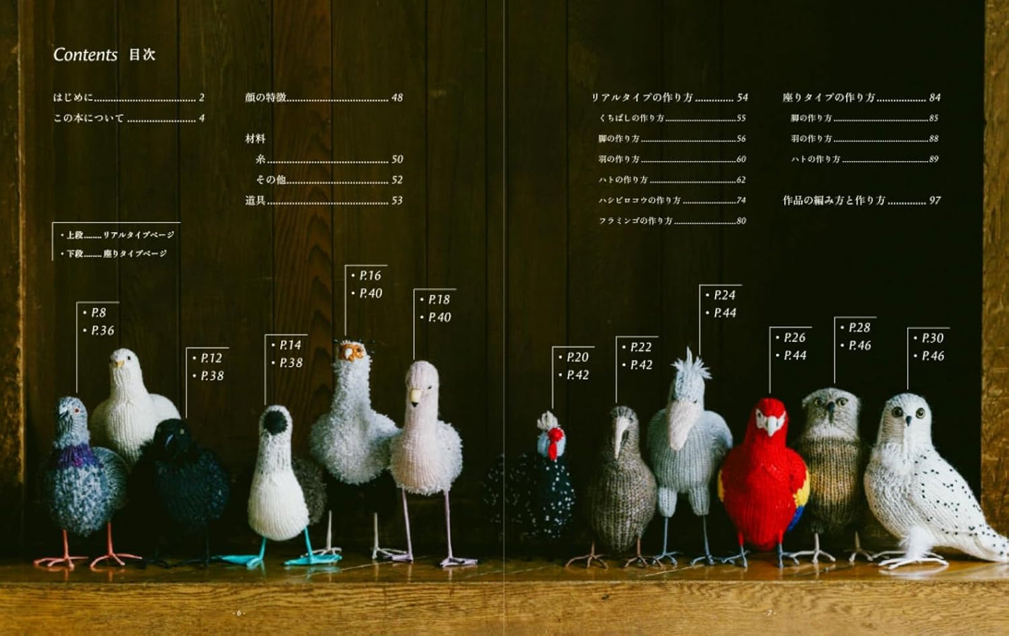 Bird Amigurumi: Adorable Realistic Birds Knit with Straight Needles - Japanese Craft Patterns Book