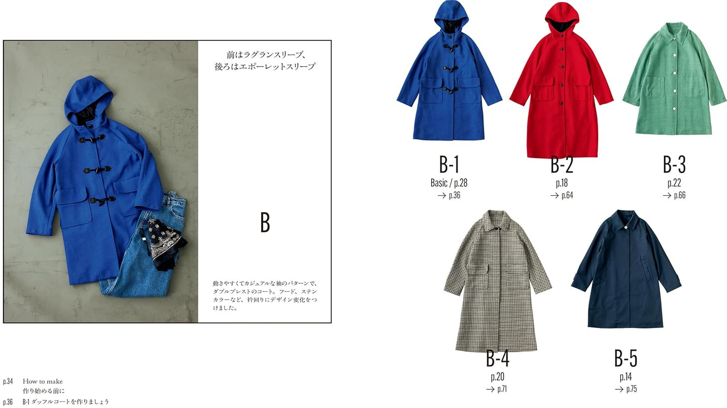 Making a Coat You’ll Cherish and Wear for Years - Japanese Dress Making Craft  Book