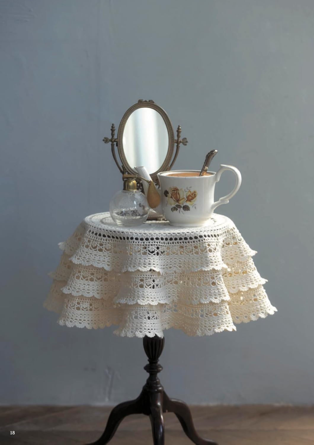 Crochet Lace Doilies & Tablecloths with Thick Thread – Japanese Crochet Pattern Book