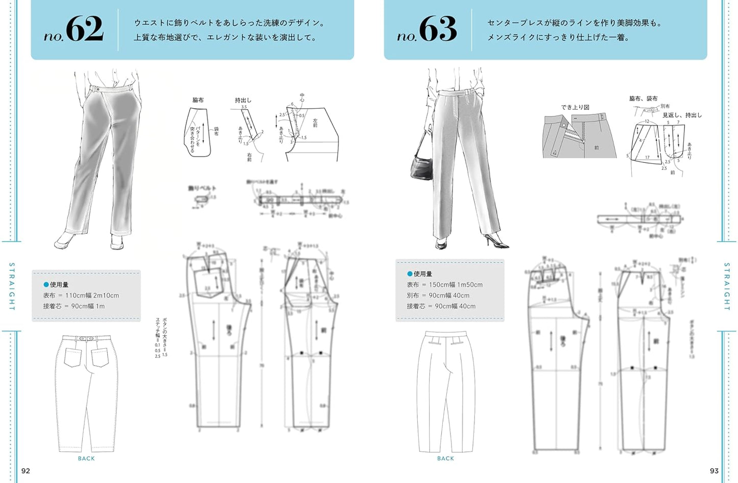 Skirt and pants 120 I want to make from Mrs Stylebook - Japanese Craft Pattern Book