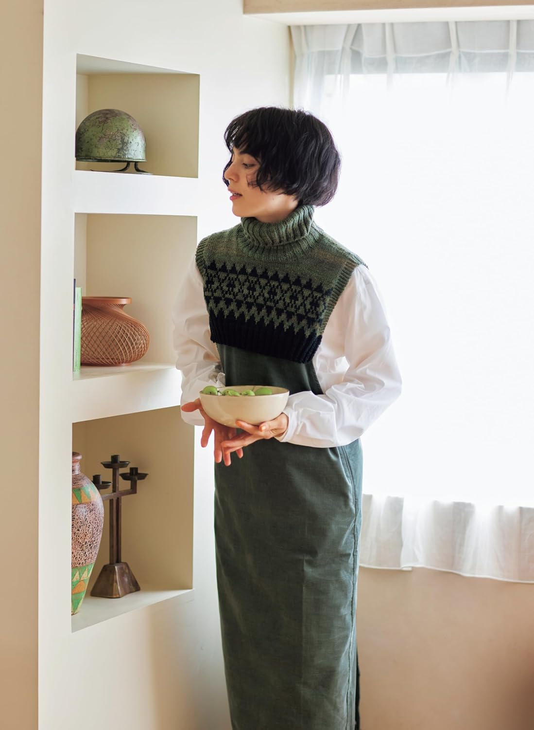 Natural Wear and Colorful Items by Knitting and Crocheting - Japanese Craft Book