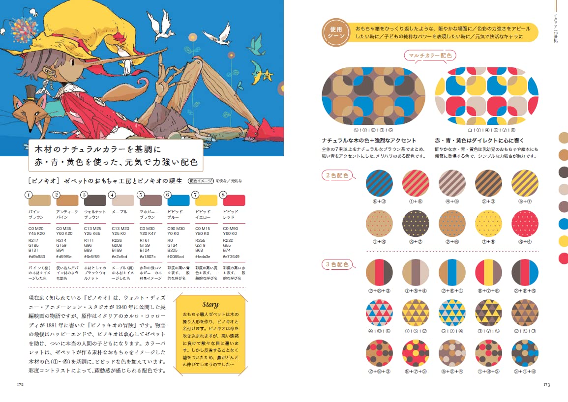 Fantasy Color Palette Idea Book - Japanese Craft Book