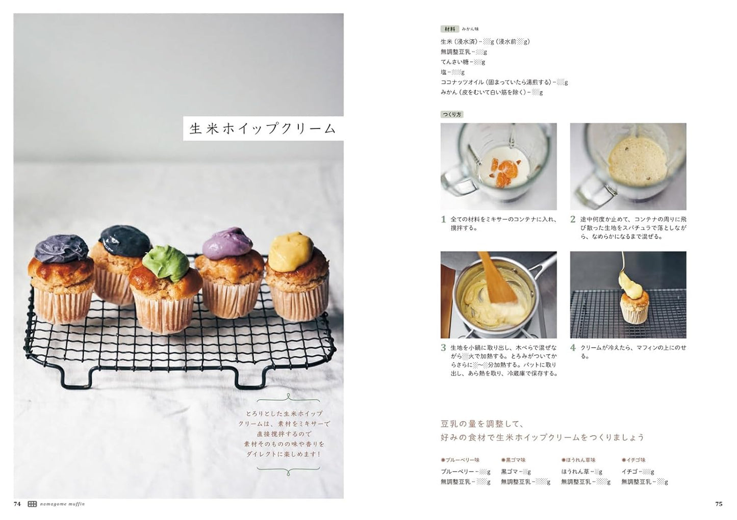 Beginner’s Raw Rice Sweets Made in a Muffin Pan - Japanese Cookbook