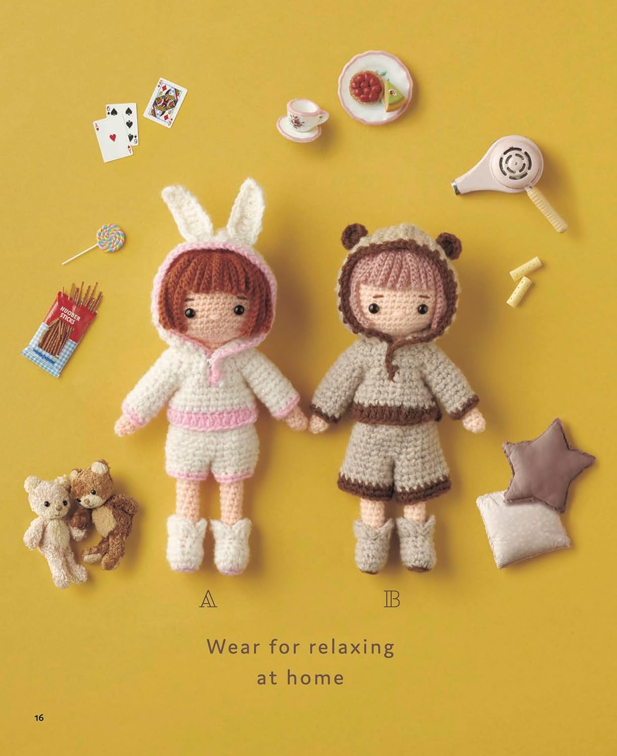 Oshi-Ami: Crochet Dress-Up Dolls - Japanese Craft Book