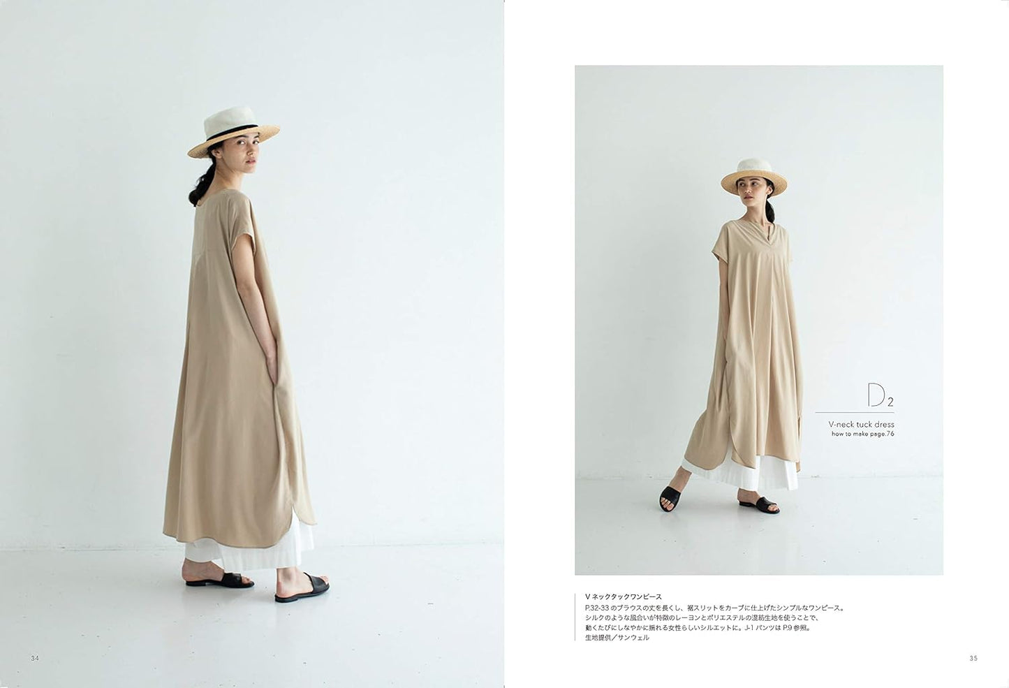 Lilla Blomma's Casual Chic Clothes - Japanese Craft Pattern Book