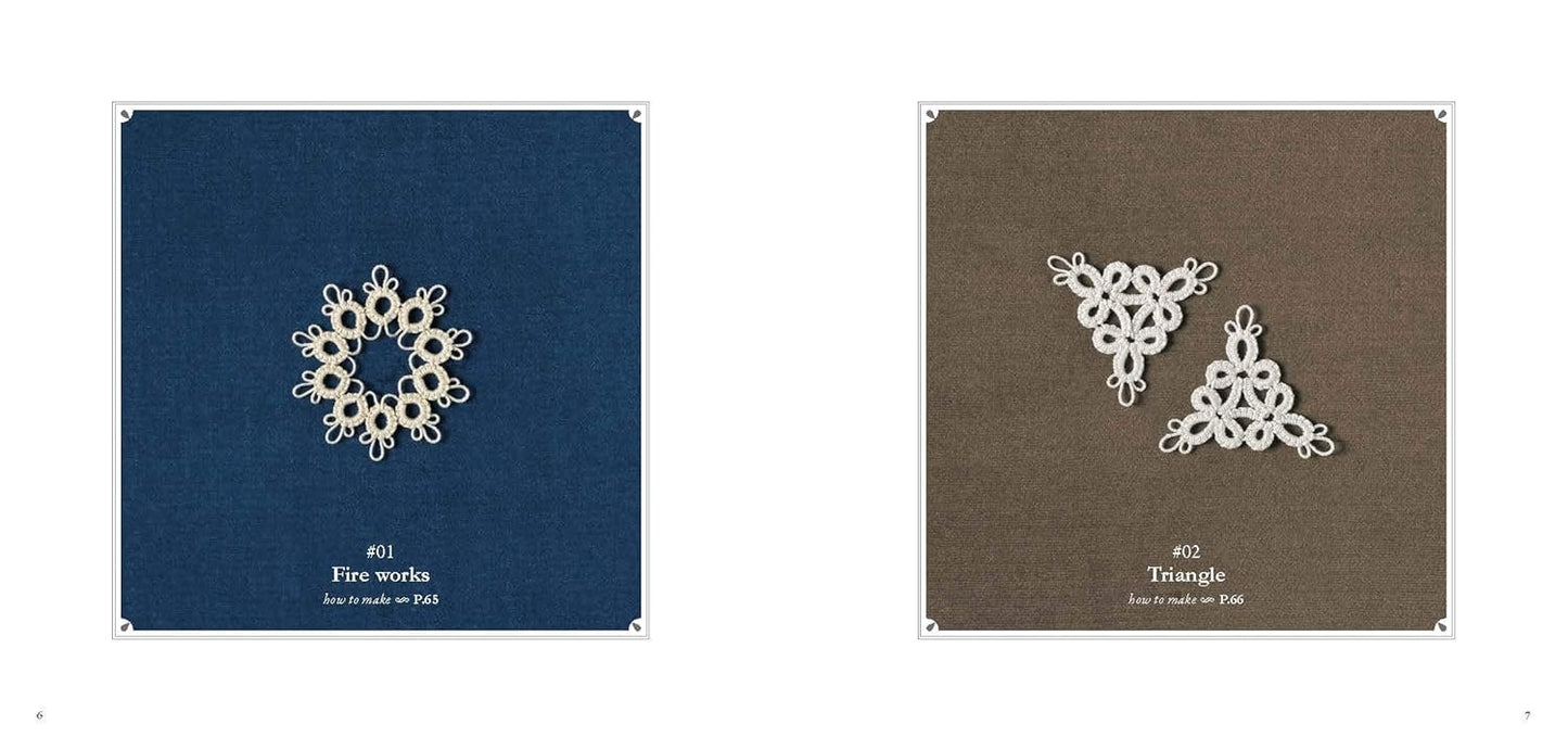 Needle Tatting Lace Book  - Japanese Craft Book