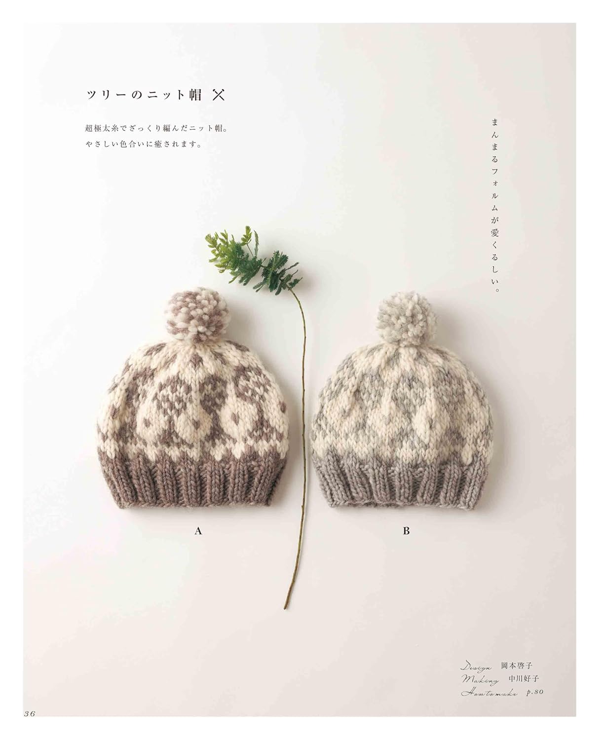 Knitted and Crocheted Hats - Japanese Craft Book