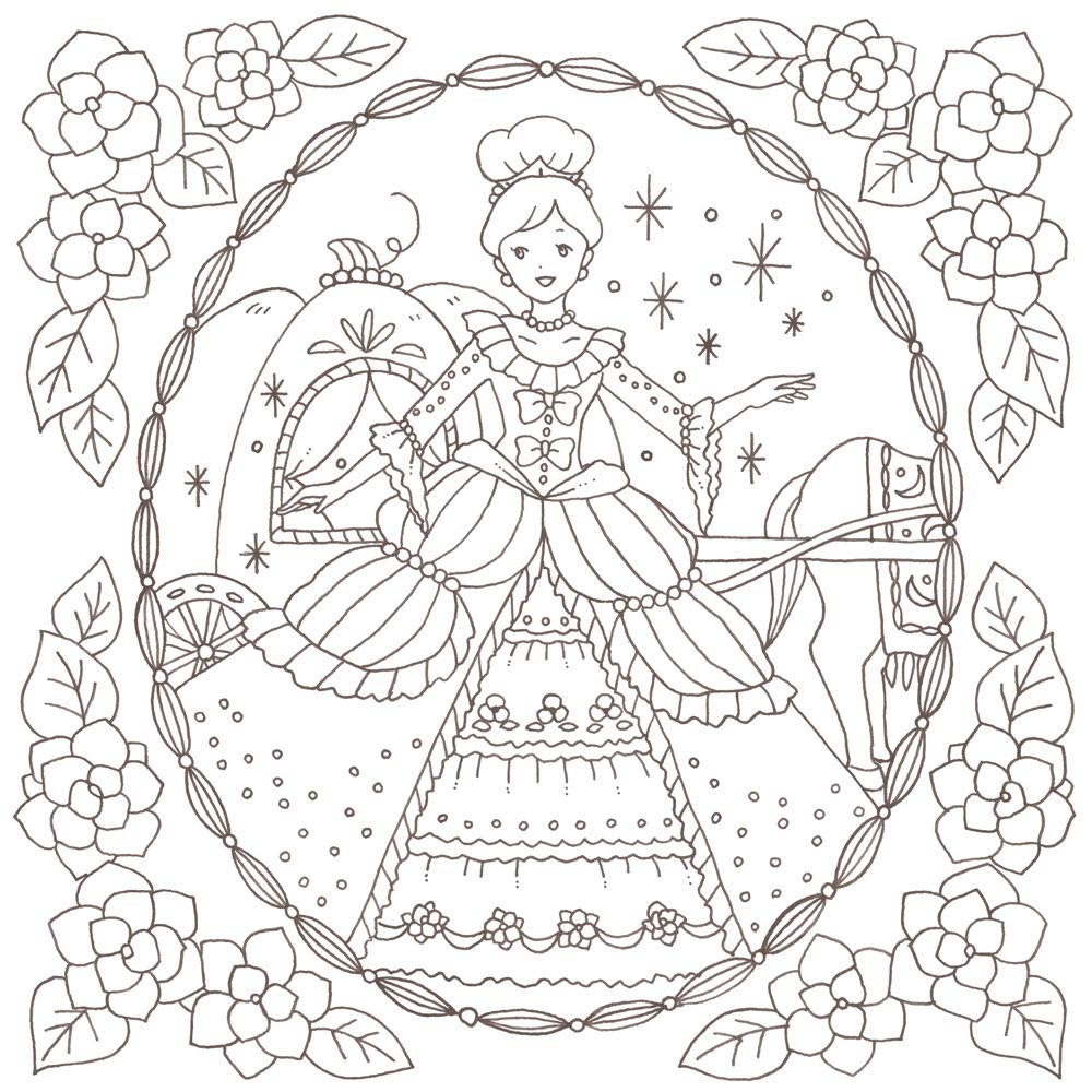 Eriy's World Fairy Tales and Beyond Coloring Book - Japanese Coloring Book by Eriy