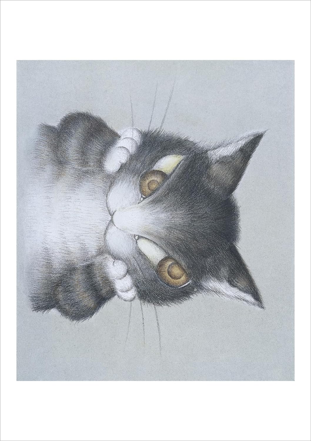 Dayan the Cat Post Card Book  - Japanese Art Book