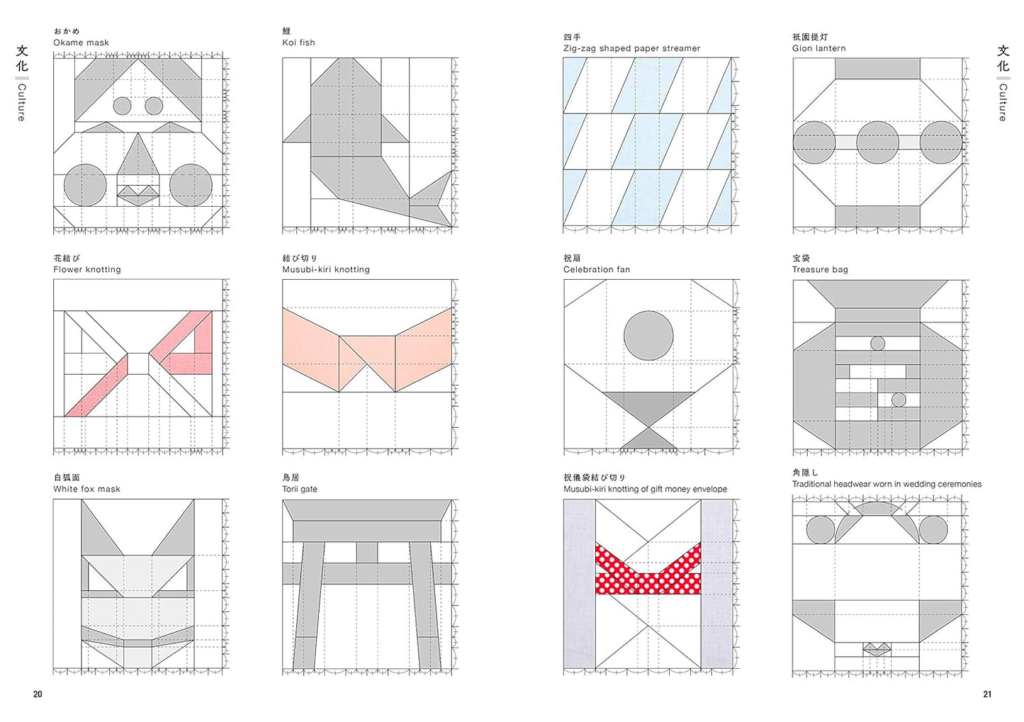 The Shape of Japan 750 Patchwork Patterns by Kumiko Fujita - Japanese Craft Book