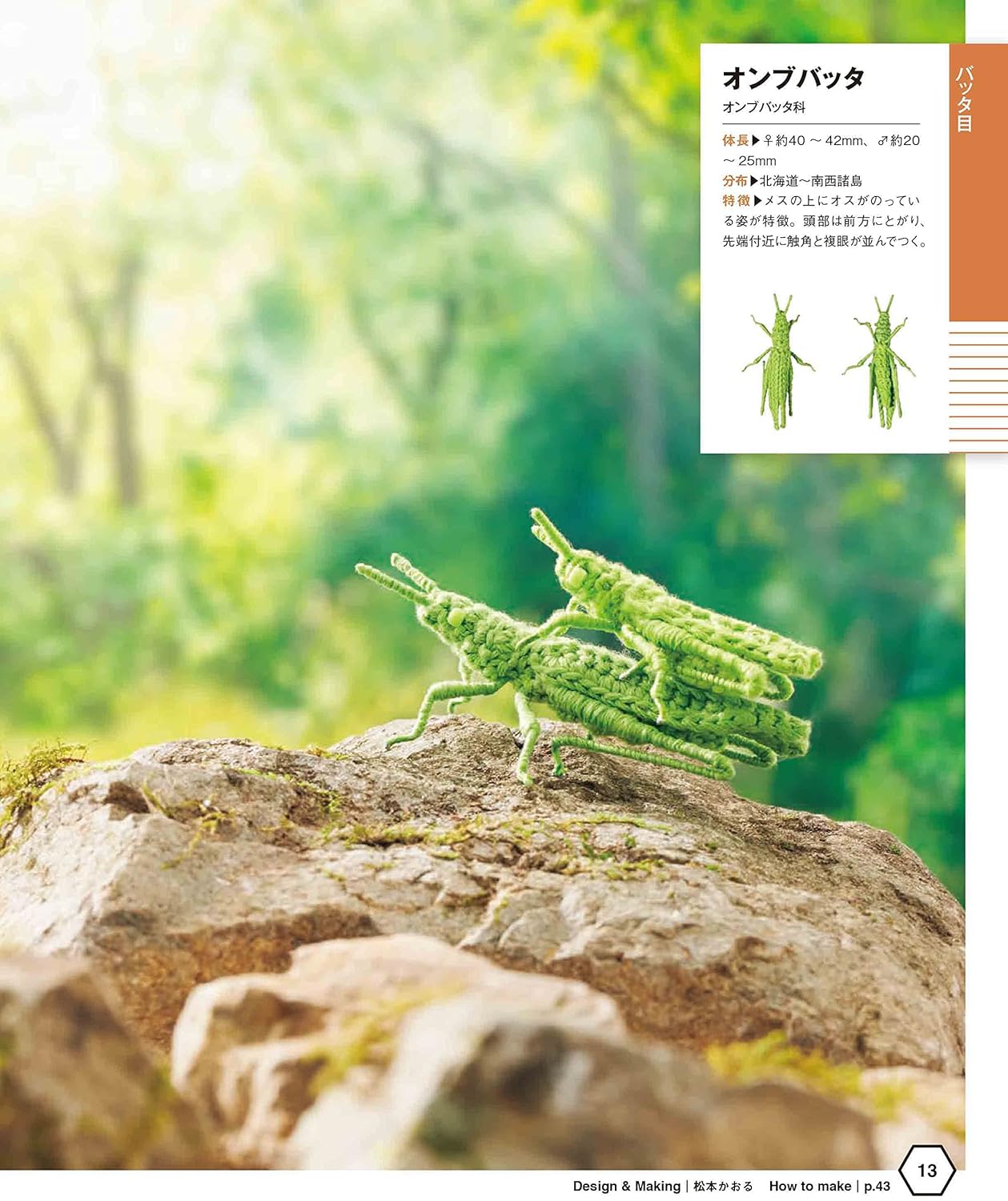 Miniature Crochet Insect Encyclopedia - Japanese Craft Book