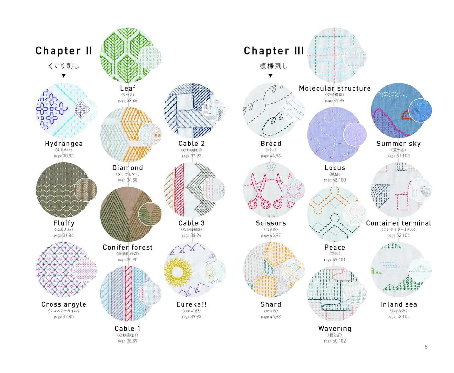 Sashiko Embroidery Modern Style II 30 - Japanese Craft Book