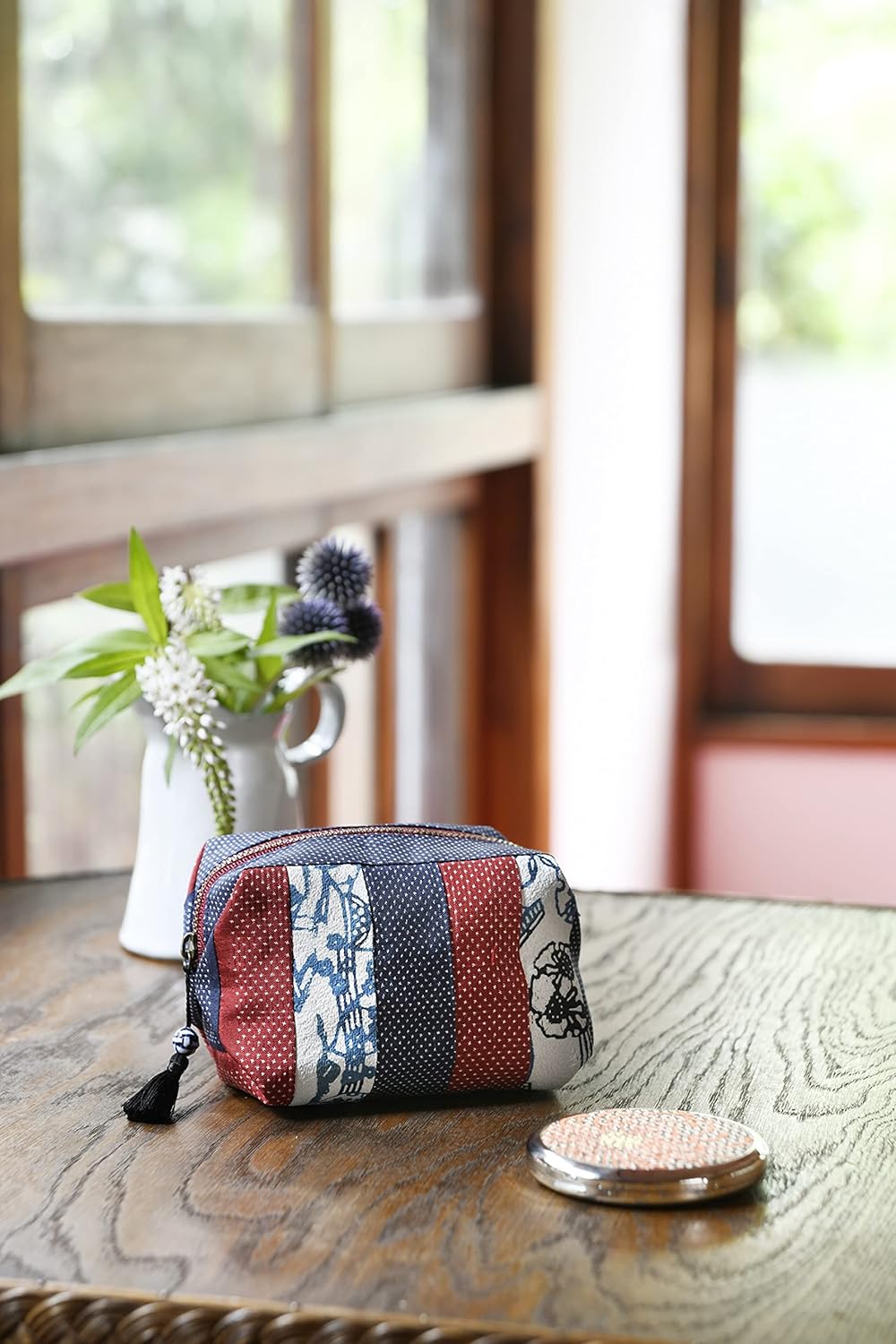 Indigo Fabrics and Oshima Tsumugi Fabric Bags  - Japanese Craft Book