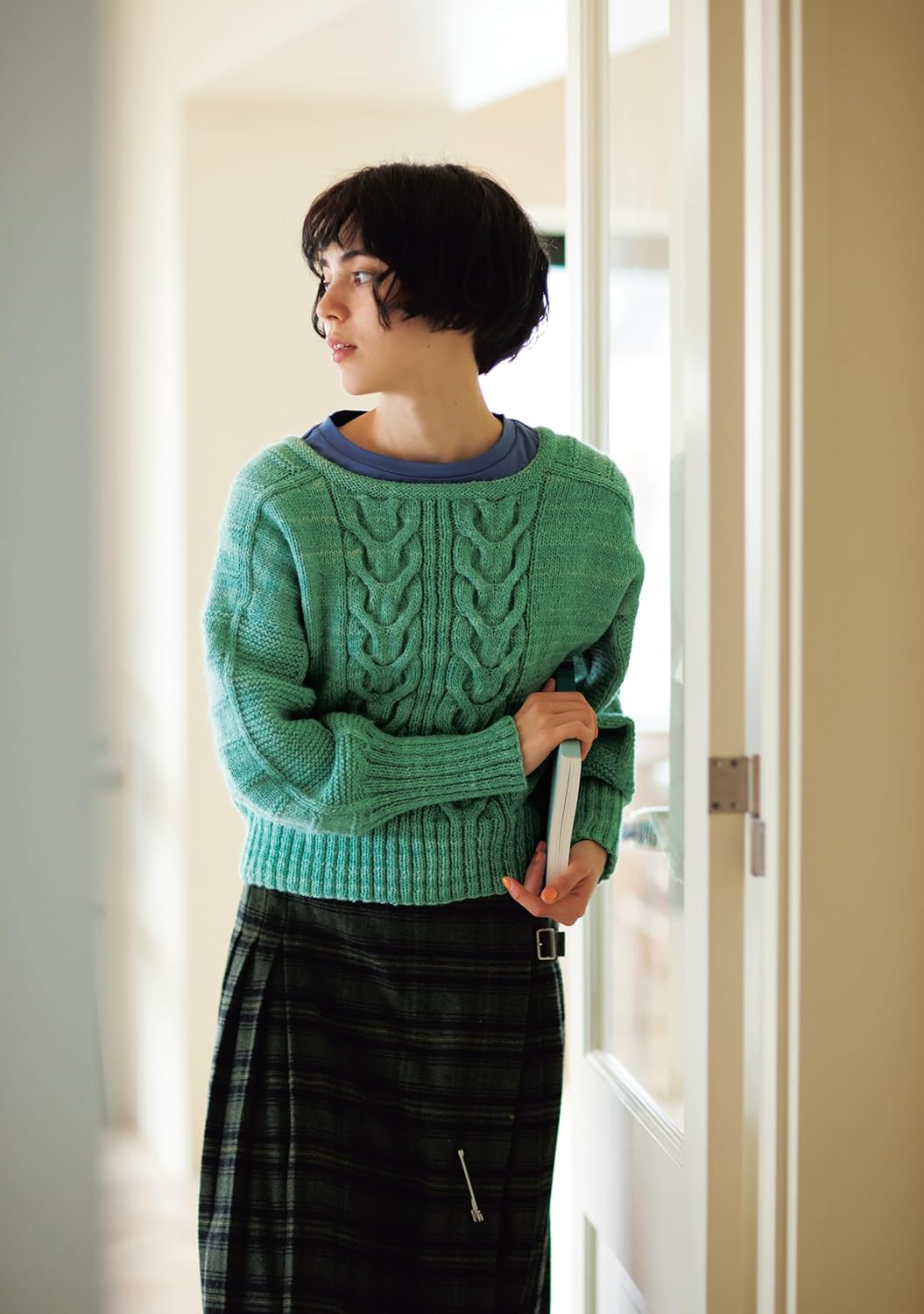 Natural Wear and Colorful Items by Knitting and Crocheting - Japanese Craft Book