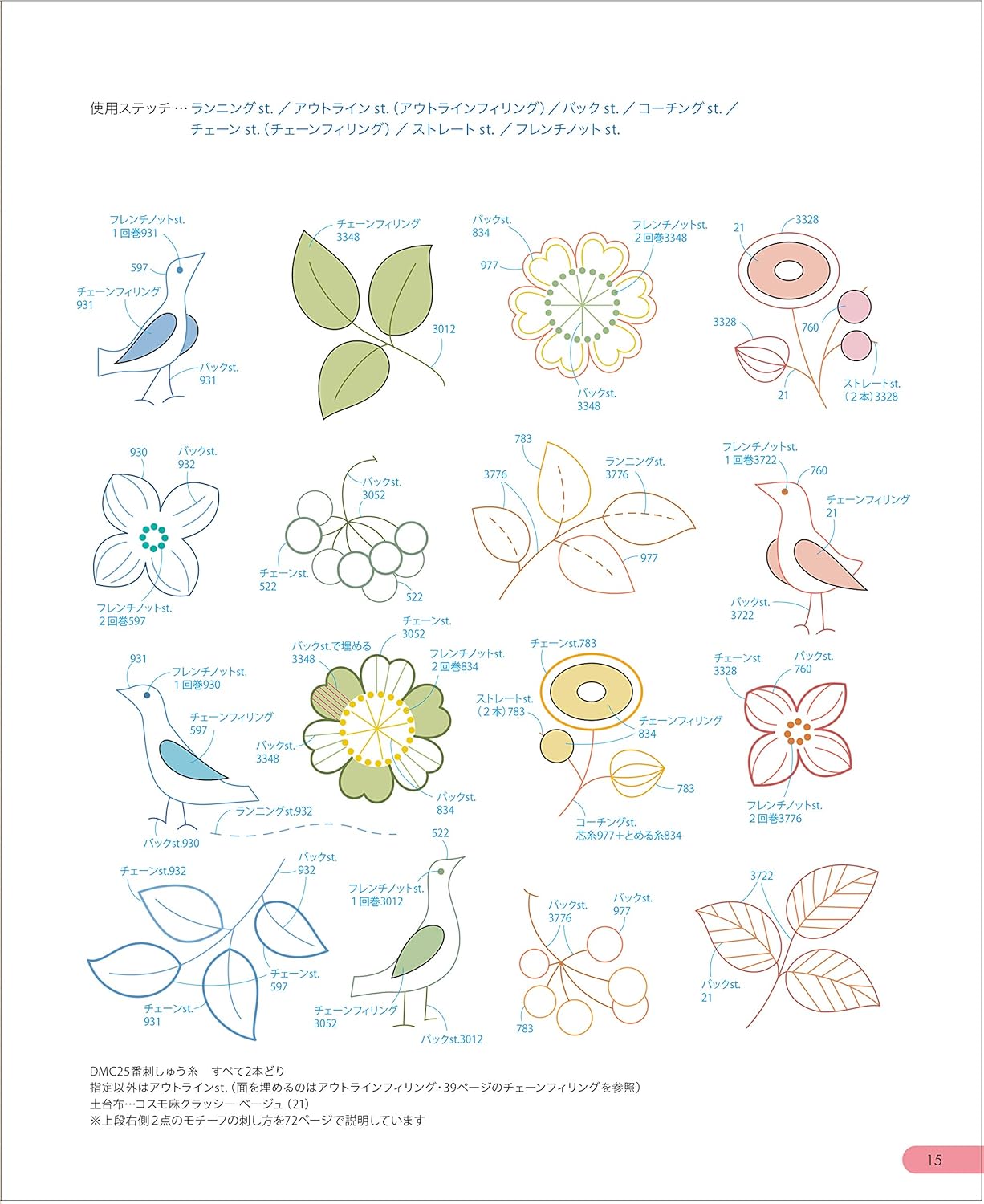 Basic Embroidery 420 - Japanese Craft Book