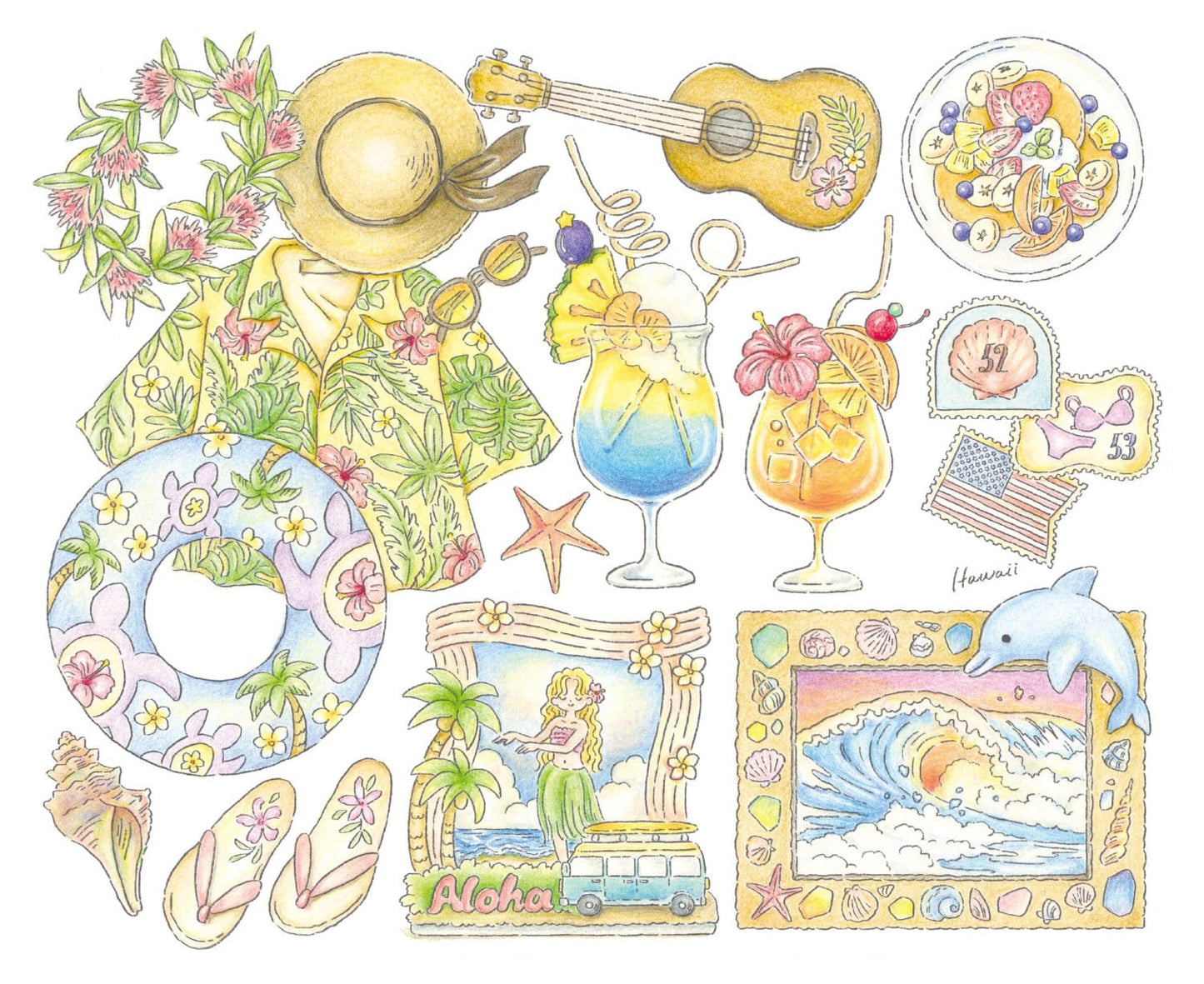 My Travel Memories Coloring Book - Japanese Coloring Book