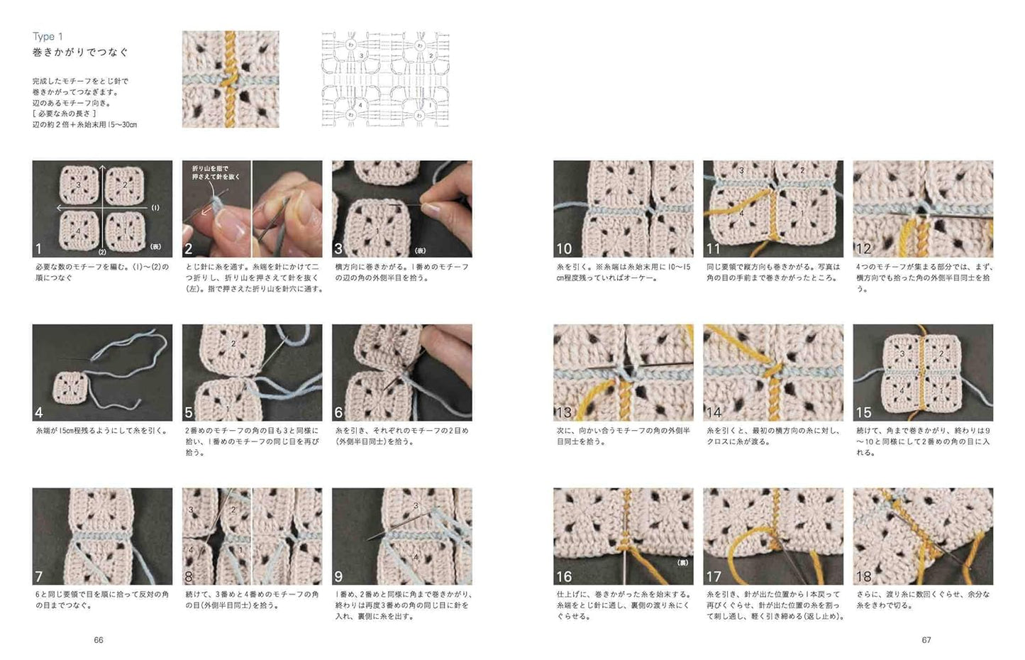 SACHIYO FUKAO CROCHET Motifs - Japanese Craft Book