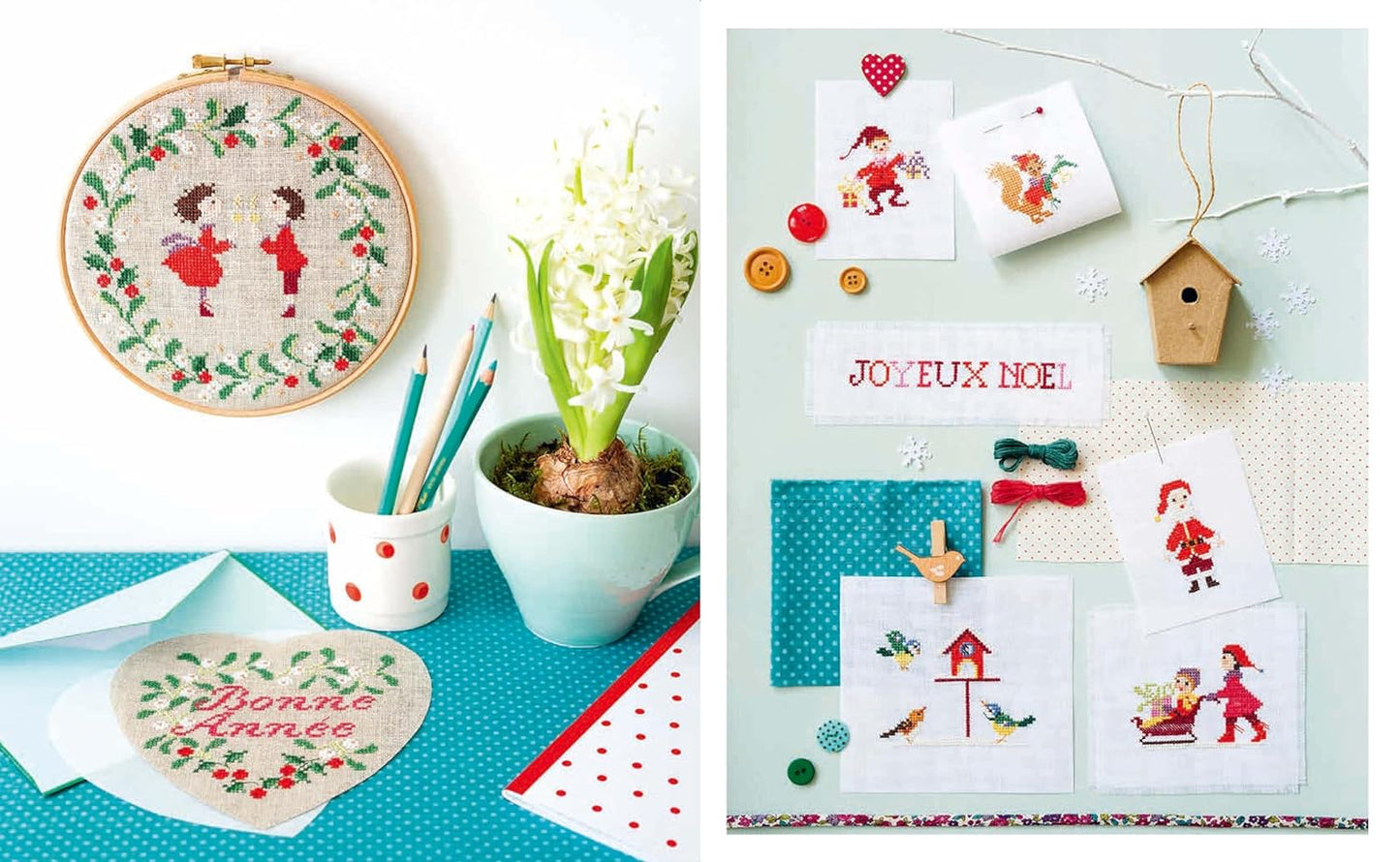 Retro and Nostalgic Childhood Cross Stitch Designs Douce enfance francaise au Point de croix - Japanese Craft Book