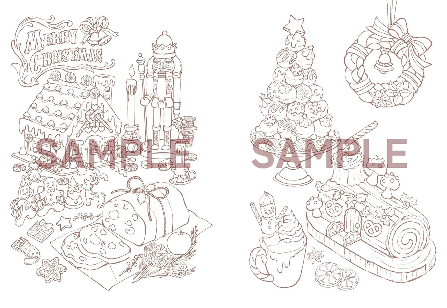 Wonderland Tea Time Coloring Book - Japanese Coloring Book