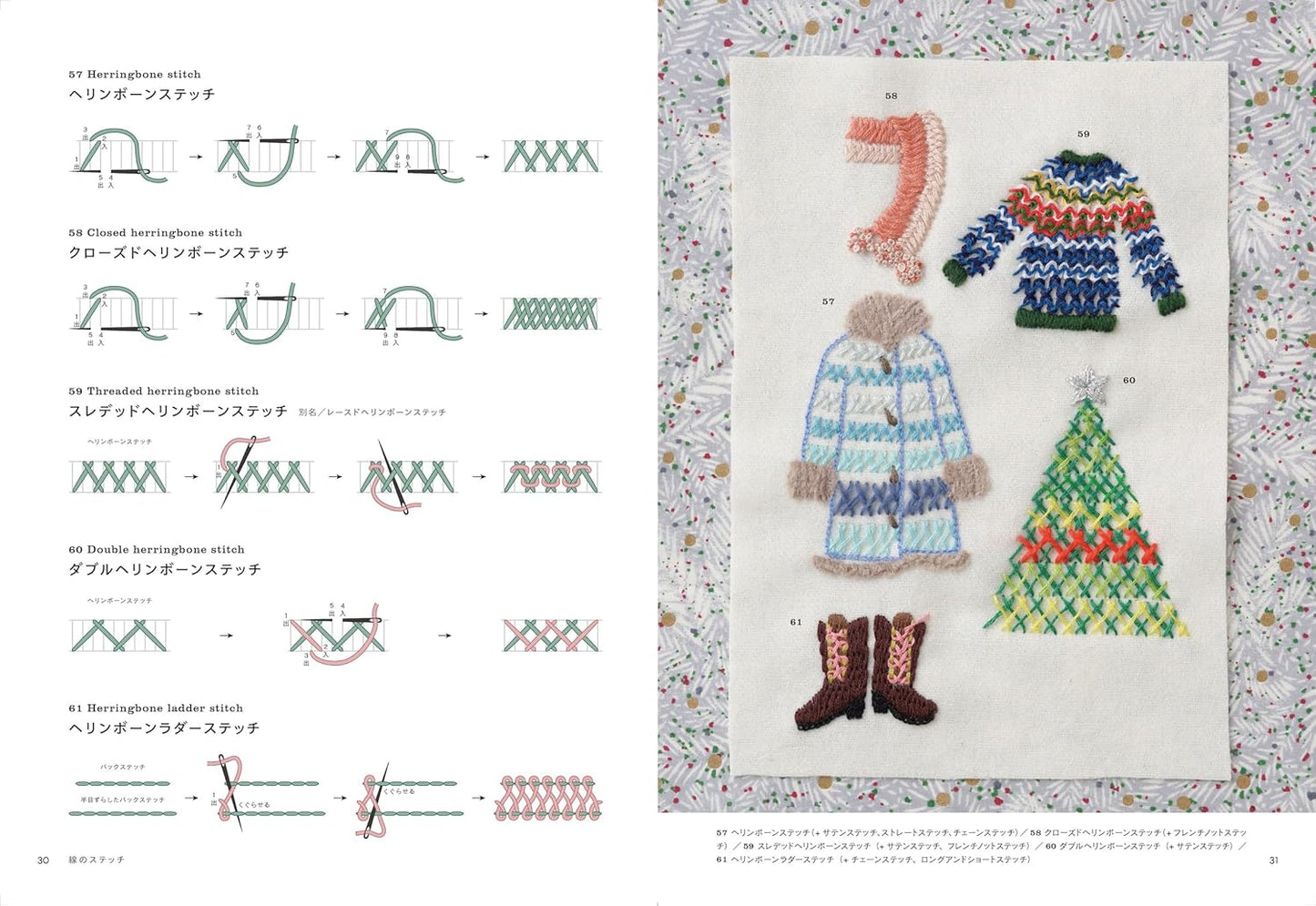 Enjoying Stitches: Embroidery Lessons — 100 Stitches & 100 Ideas - Japanese Craft Book