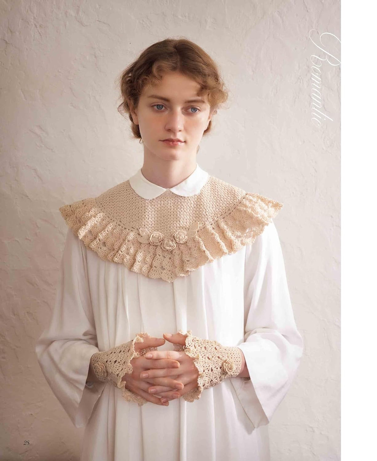 Antique-Style Crochet Lace Collars & Cuffs - Japanese Craft Book