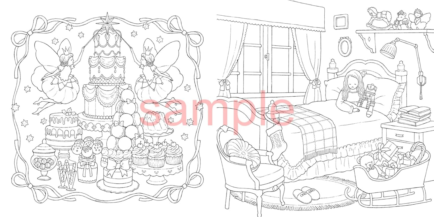 A Nostalgic Fairytale World - Japanese Coloring Book