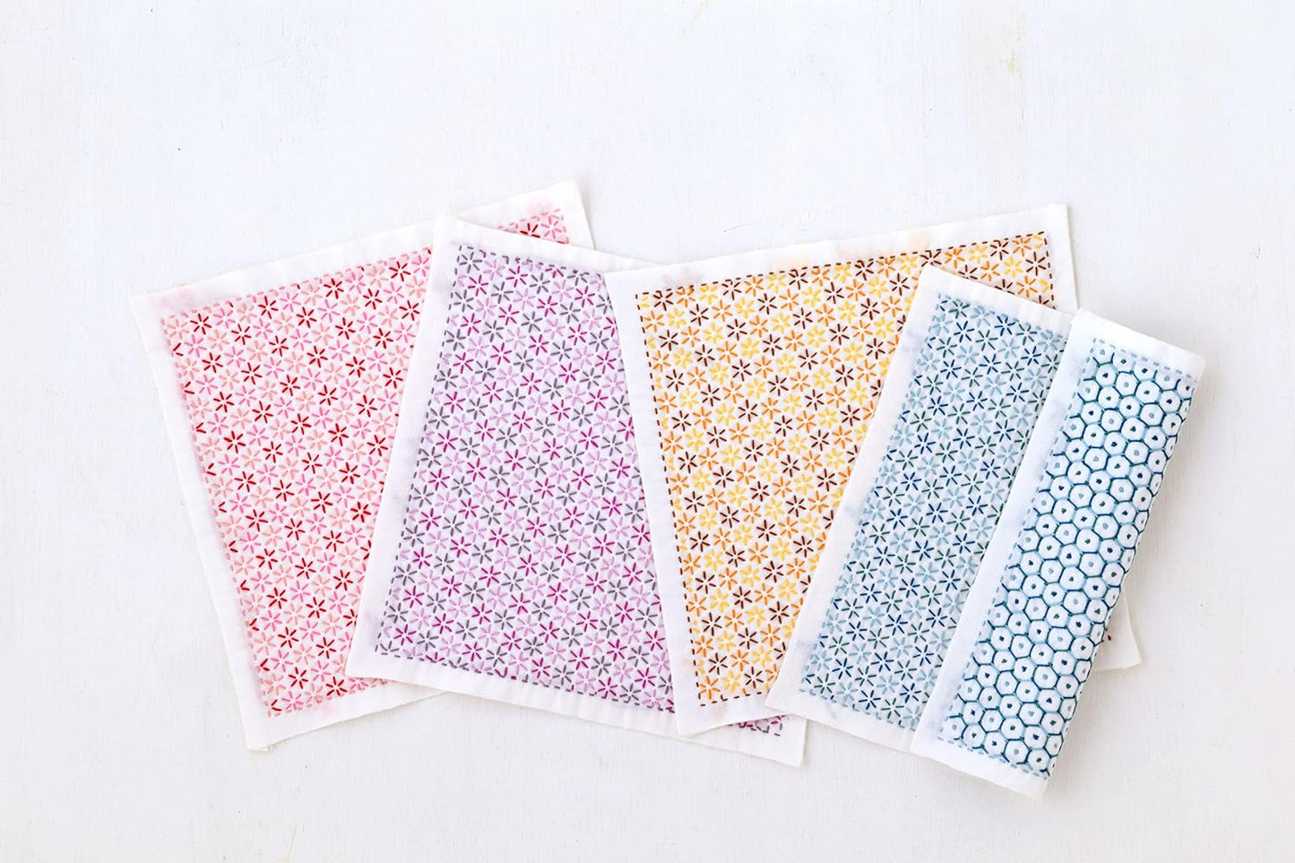 Colorful and Cute Sashiko Embroidery Cloths and Small Items by sashikonami Vol 2 - Japanese Craft Book