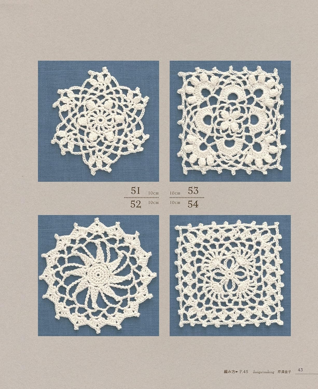 LACE Work MINI DOILY 100 - Japanese Craft Book