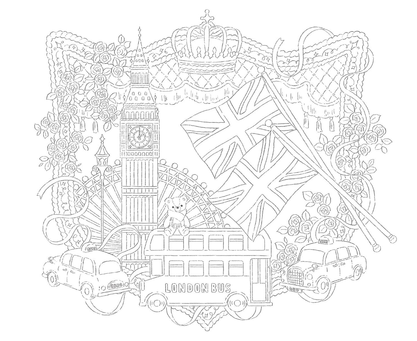 My Travel Memories Coloring Book - Japanese Coloring Book