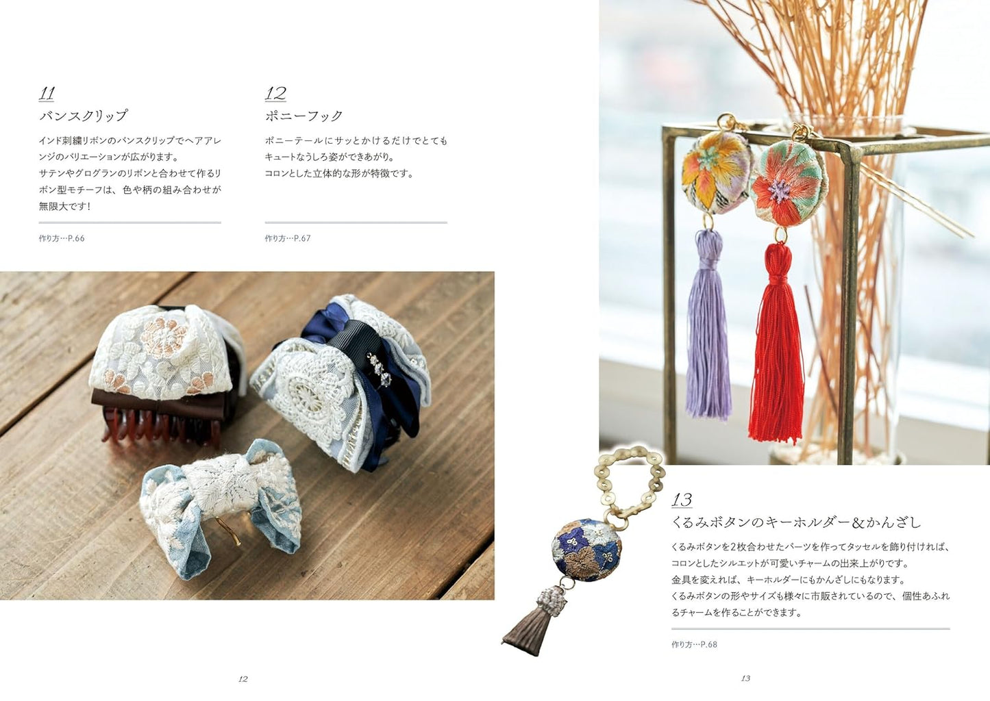 Indian Embroidery Ribbons - Japanese Craft Book