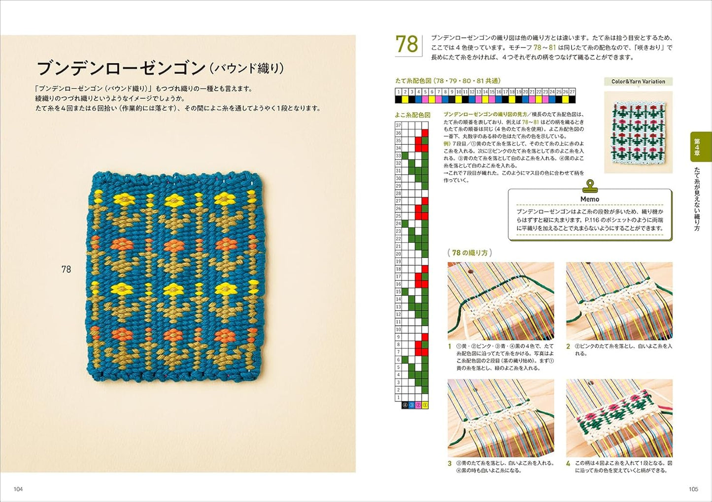 200 Patterns for Handweaving - Japanese Craft Book