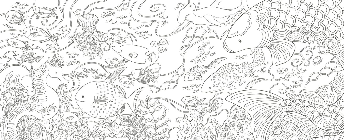 Polar Bear's Adventure Cruise Coloring Book - Japanese Coloring Book