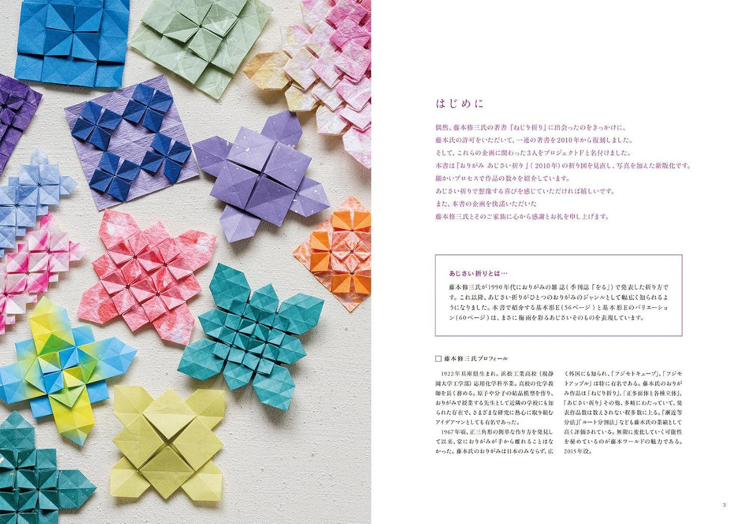 Hydrangea Fold The Art of Folding Paper Origami Book- Japanese Craft Book